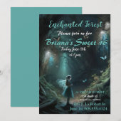 Invitation pour la Forêt Enchantée (Devant / Derrière)