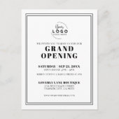 Invitation pour la Grande Ouverture de Simple Logo (Devant)