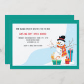 Invitation pour la journée de boxe (Devant / Derrière)