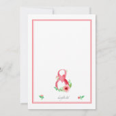 Invitation pour la Journée de la femme du 8 mars (Dos)