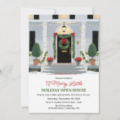 Invitation pour la maison ouverte de Noël devant l (Devant)