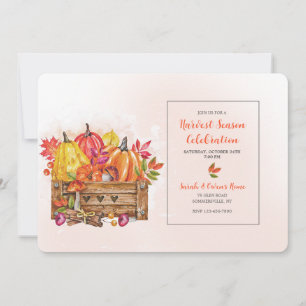 Invitation pour la période des récoltes