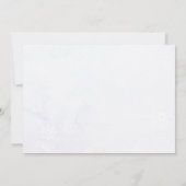 Invitation pour la photo d'anniversaire de Winter (Dos)