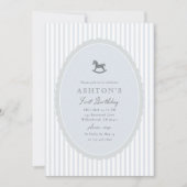 Invitation pour la première année Cheval à bascule (Devant)