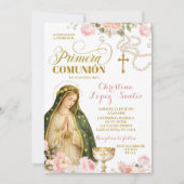 Invitation pour la Première Communion de la Dame d (Devant)
