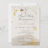 Invitation pour la Première Communion pour Garçon (Devant)
