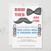 Invitation pour la première fête d'anniversaire au (Devant)