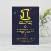 Invitation pour la première fête d'anniversaire av (Debout devant)