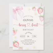 Invitation pour la première fête d'anniversaire de (Devant)