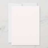 Invitation pour la première fête d'anniversaire de (Dos)