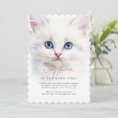 Invitation pour la première fête d'anniversaire de (Debout devant)