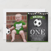 Invitation pour la première fête d'anniversaire de (Devant)