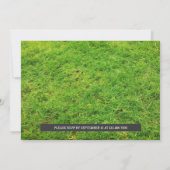 Invitation pour la première fête d'anniversaire de (Dos)