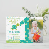 Invitation pour la première fête d'anniversaire de (Debout devant)