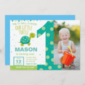 Invitation pour la première fête d'anniversaire de (Devant / Derrière)