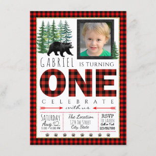 Invitation pour la première fête d'anniversaire de