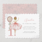Invitation pour la première fête d'anniversaire de (Devant / Derrière)