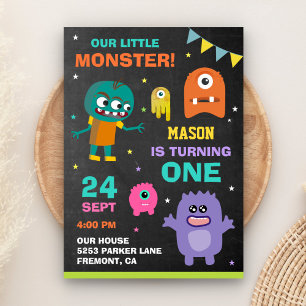 Invitation pour la première fête d'anniversaire de
