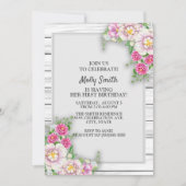 Invitation pour la première fête d'anniversaire de (Devant)