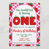 Invitation pour la première fête d'anniversaire de (Devant)