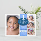 Invitation pour la première fête d'anniversaire ga (Debout devant)