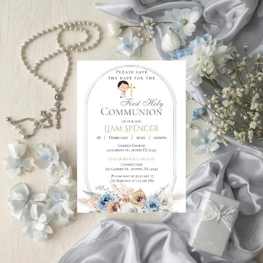 Invitation pour la Première Sainte Communion pour