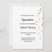 Invitation pour la Quinceanera (Dos)
