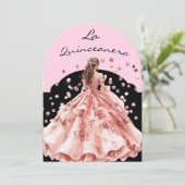 Invitation pour la Quinceanera (Debout devant)