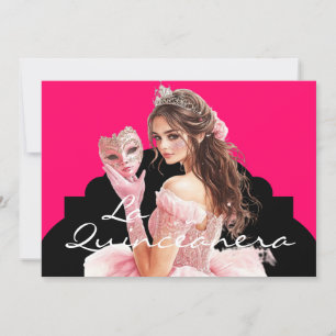 Invitation pour la Quinceanera