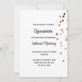 Invitation pour la Quinceanera (Dos)