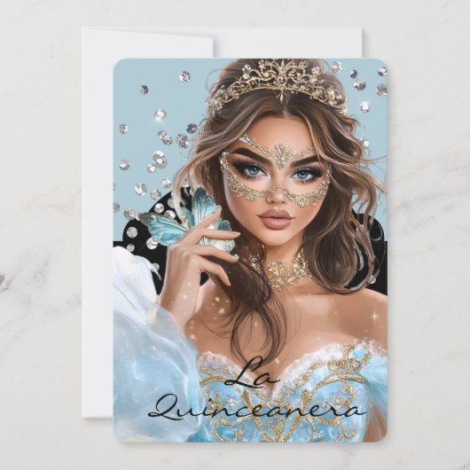 Invitation pour La Quinceanera (Devant)