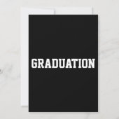 Invitation pour la remise des diplômes (Dos)