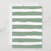 Invitation pour la révélation du sexe du bébé Tedd (Dos)