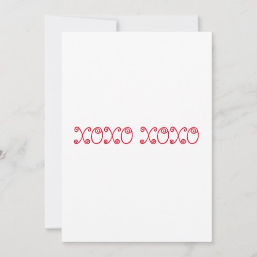 Invitation pour la Saint-Valentin (Dos)