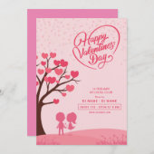 Invitation pour la Saint-Valentin (Devant / Derrière)