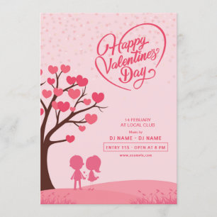 Invitation pour la Saint-Valentin
