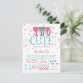 Invitation pour la Saint-Valentin 2° anniversaire (Debout devant)