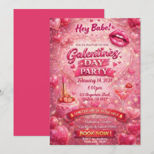 Invitation pour la Saint-Valentin de Galentine's D