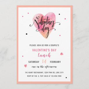 Invitation pour la Saint Valentin du Coeur
