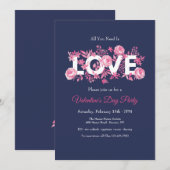 Invitation pour la Saint-Valentin Tout ce dont vou (Devant / Derrière)