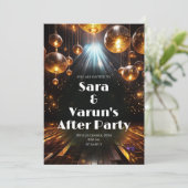 Invitation pour la soirée après mariage indien, ma (Debout devant)