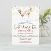 Invitation pour la soirée de boissons du Nouvel An (Debout devant)