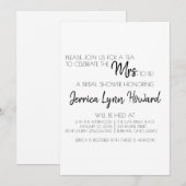 Invitation pour la soirée de fiançailles de futurs (Devant / Derrière)