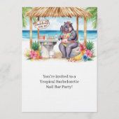 Invitation pour la soirée de vernis à ongles enter (Devant)