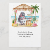 Invitation pour la soirée de vernis à ongles enter (Devant)