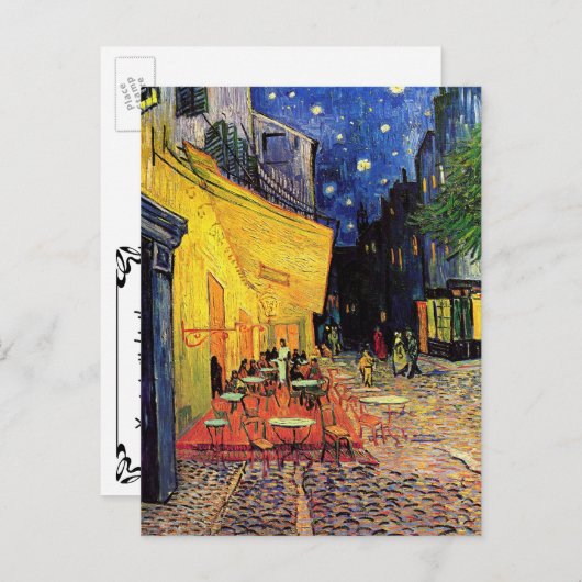 Invitation pour la soirée d'ouverture de Van Gogh  (Devant / Derrière)
