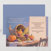 Invitation pour la Table de Récolte (Devant / Derrière)