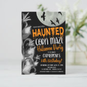 Invitation pour labyrinthe de maïs hanté (Debout devant)