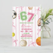 Invitation pour l'anniversaire de 67 ans de Bow Gi (Debout devant)