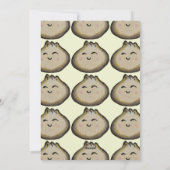 Invitation pour l'anniversaire de Bao Dumpling (Dos)